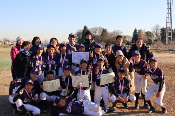 ​東武杯争奪少年野球大会で3位入賞しました！